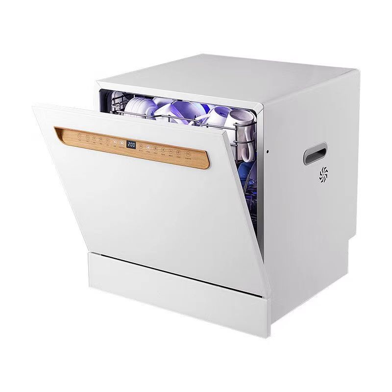 Kitchen Appliances White - Sleek White Black Dishwasher Wash and