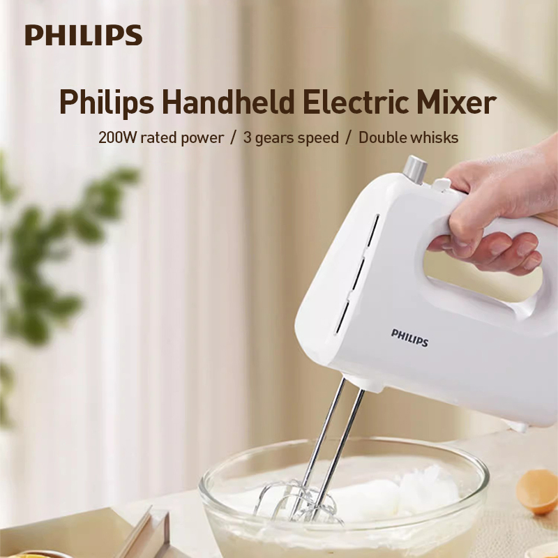 Kitchen Appliances B&Q - Philips Handheld Electric Egg Beater 3-Speed