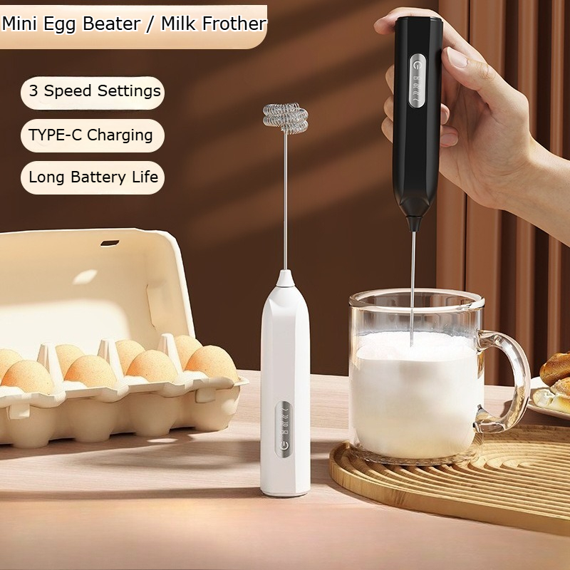 Kitchen Appliances B&Q - New Handheld Electric Milk Frother Automatic