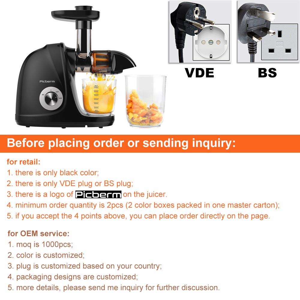 2026-Black Horizontal Slow Jui - Juicer Cold Press Slow 评论和价格