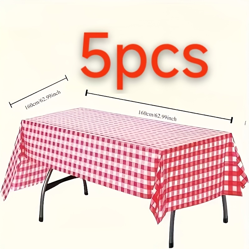 1/3/5Pcs Red and White Checker - Kitchen Appliances White 评论和价格