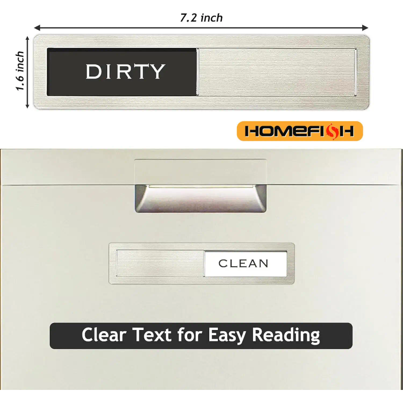 Dishwasher Magnet Clean Dirty  - Kitchen Appliances White 评论和价格