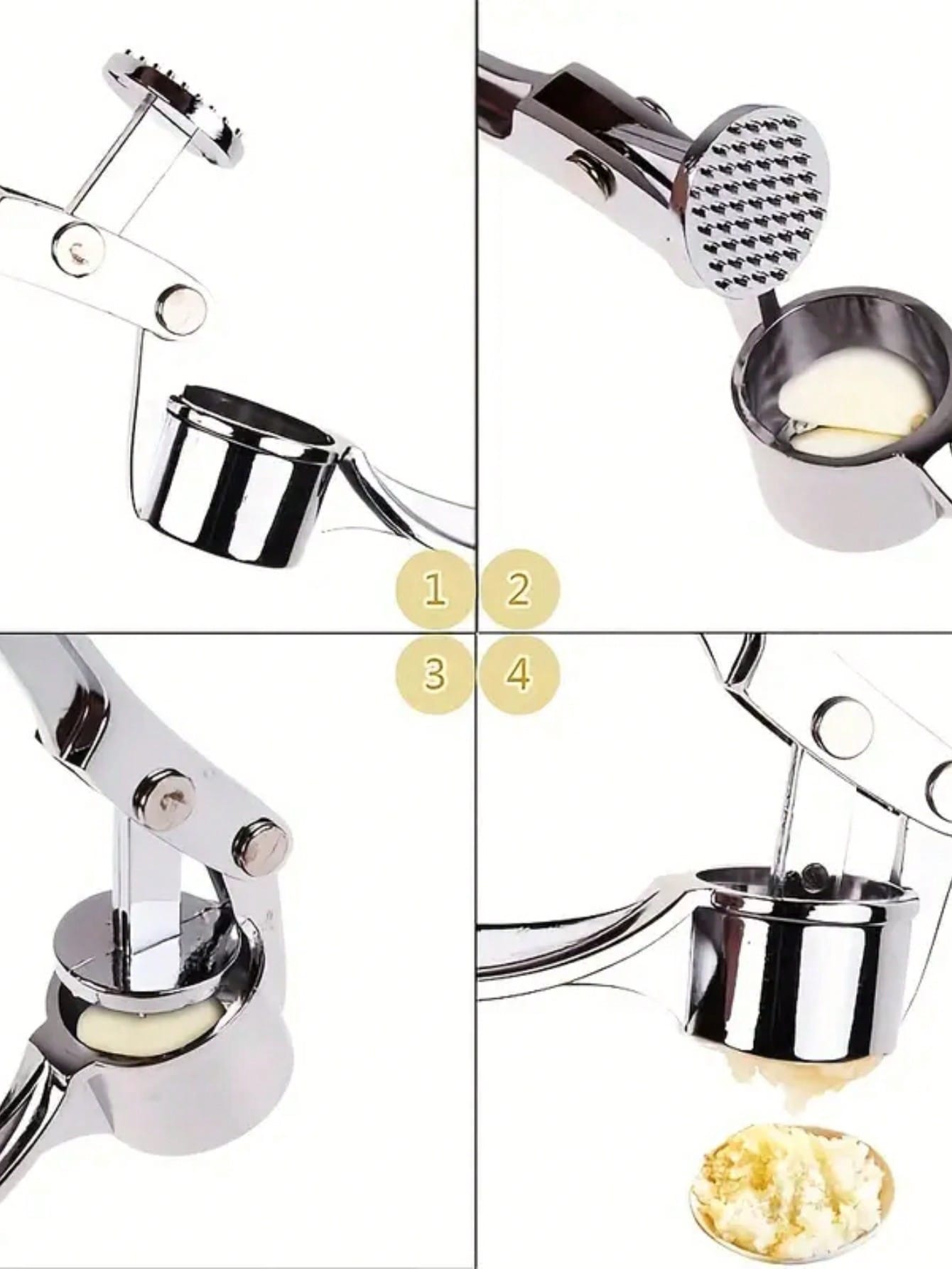Kitchen Garlic Press Crusher M - Kitchen Appliances On Sale 评论和价格