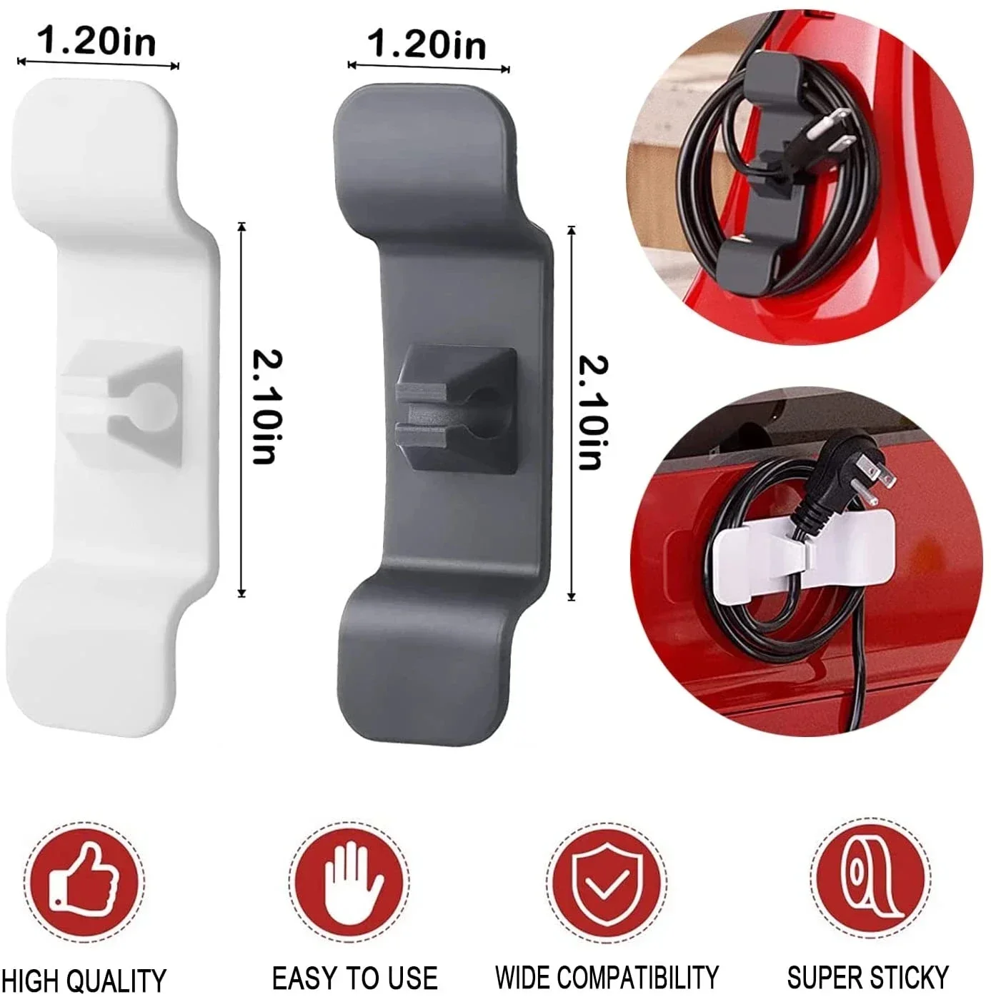 Cord Wrapper Cable Holder Clip - Kitchen Appliances B&Q 评论和价格